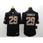 Nike Seattle Seahawks #29 Earl Thomas III Salute to Service Black Limited Jersey