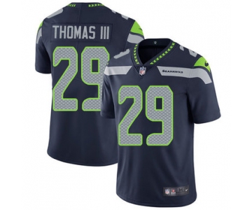 Nike Seattle Seahawks #29 Earl Thomas III Steel Blue Team Color Men's Stitched NFL Vapor Untouchable Limited Jersey