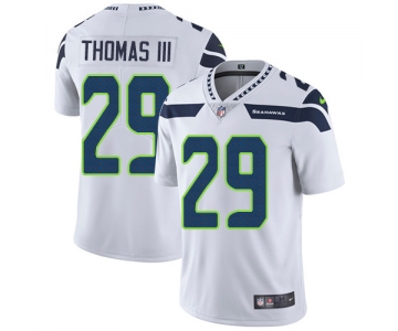 Nike Seattle Seahawks #29 Earl Thomas III White Men's Stitched NFL Vapor Untouchable Limited Jersey