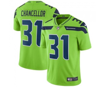 Nike Seattle Seahawks #31 Kam Chancellor Green Men's Stitched NFL Limited Rush Jersey