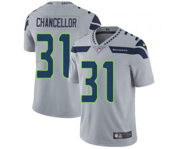 Nike Seattle Seahawks #31 Kam Chancellor Grey Alternate Men's Stitched NFL Vapor Untouchable Limited Jersey