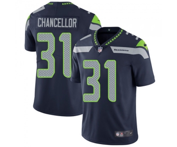 Nike Seattle Seahawks #31 Kam Chancellor Steel Blue Team Color Men's Stitched NFL Vapor Untouchable Limited Jersey