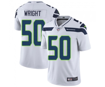 Nike Seattle Seahawks #50 K.J. Wright White Men's Stitched NFL Vapor Untouchable Limited Jersey