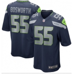 Nike Seattle Seahawks #55 Brian Bosworth Steel Blue Team Color Men's Stitched NFL Vapor Untouchable Limited Jersey