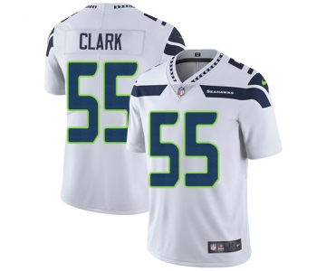 Nike Seattle Seahawks #55 Frank Clark White Men's Stitched NFL Vapor Untouchable Limited Jersey