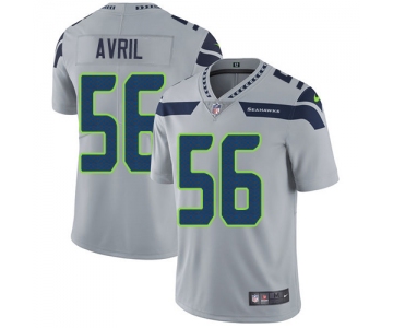 Nike Seattle Seahawks #56 Cliff Avril Grey Alternate Men's Stitched NFL Vapor Untouchable Limited Jersey