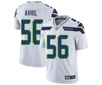 Nike Seattle Seahawks #56 Cliff Avril White Men's Stitched NFL Vapor Untouchable Limited Jersey