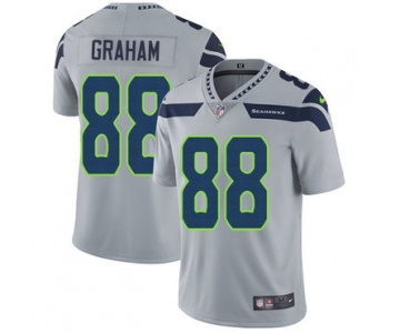 Nike Seattle Seahawks #88 Jimmy Graham Grey Alternate Men's Stitched NFL Vapor Untouchable Limited Jersey