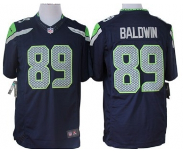 Nike Seattle Seahawks #89 Doug Baldwin Navy Blue Limited Jersey