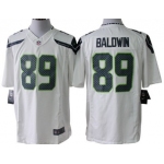 Nike Seattle Seahawks #89 Doug Baldwin White Limited Jersey