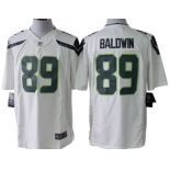 Nike Seattle Seahawks #89 Doug Baldwin White Limited Jersey