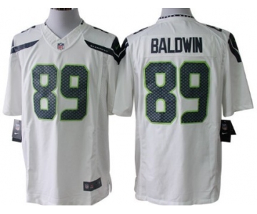 Nike Seattle Seahawks #89 Doug Baldwin White Limited Jersey