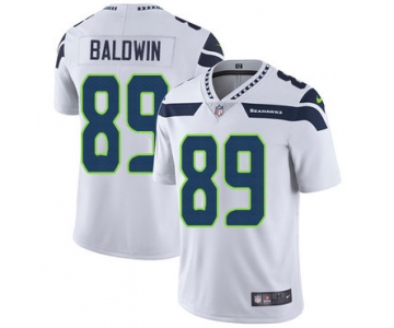 Nike Seattle Seahawks #89 Doug Baldwin White Men's Stitched NFL Vapor Untouchable Limited Jersey