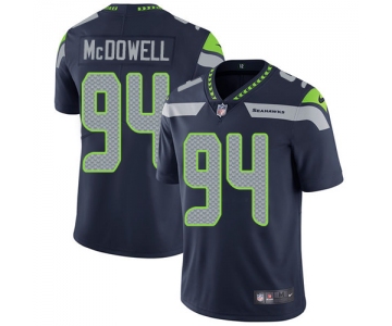 Nike Seattle Seahawks #94 Malik McDowell Steel Blue Team Color Men's Stitched NFL Vapor Untouchable Limited Jersey