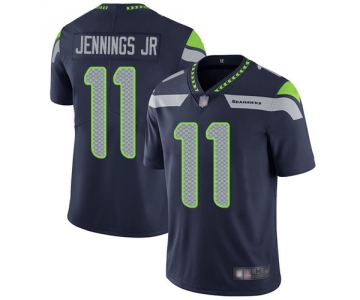 Seahawks #11 Gary Jennings Jr. Steel Blue Team Color Men's Stitched Football Vapor Untouchable Limited Jersey