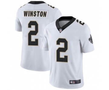 Men's New Orleans Saints #2 Jameis Winston White Jersey