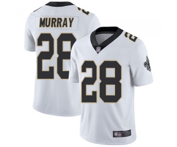 Men's New Orleans Saints #28 Latavius Murray White Men's Stitched Football Vapor Untouchable Limited Jersey