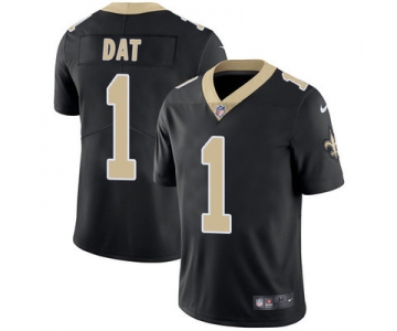 Nike New Orleans Saints #1 Who Dat Black Team Color Men's Stitched NFL Vapor Untouchable Limited Jersey