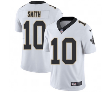 Nike New Orleans Saints #10 Tre'Quan Smith White Men's Stitched NFL Vapor Untouchable Limited Jersey