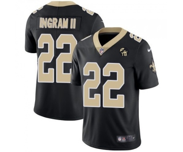 Nike New Orleans Saints #22 Mark Ingram II Black With Tom Benson Patch Vapor Untouchable Limited Jersey