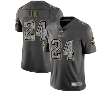 Nike New Orleans Saints #24 Vonn Bell Gray Static Men's Stitched NFL Vapor Untouchable Limited Jersey