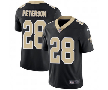 Nike New Orleans Saints #28 Adrian Peterson Black Team Color Men's Stitched NFL Vapor Untouchable Limited Jersey