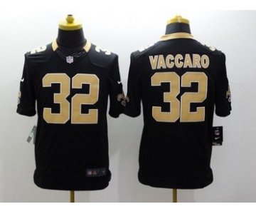 Nike New Orleans Saints #32 Kenny Vaccaro Black Limited Jersey