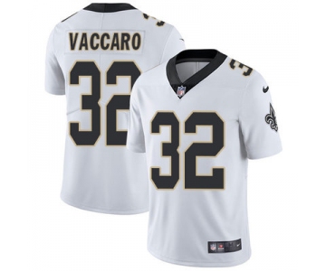 Nike New Orleans Saints #32 Kenny Vaccaro White Men's Stitched NFL Vapor Untouchable Limited Jersey