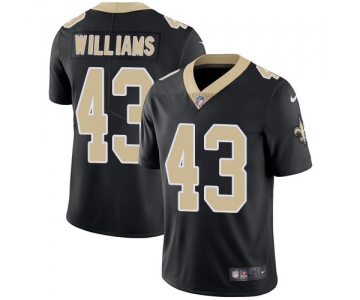 Nike New Orleans Saints #43 Marcus Williams Black Team Color Men's Stitched NFL Vapor Untouchable Limited Jersey