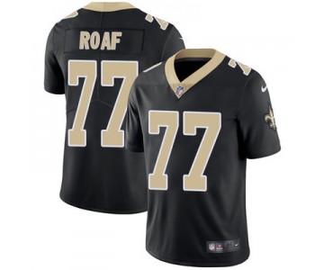 Nike New Orleans Saints #77 Willie Roaf Black Team Color Men's Stitched NFL Vapor Untouchable Limited Jersey