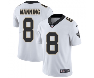 Nike New Orleans Saints #8 Archie Manning White Men's Stitched NFL Vapor Untouchable Limited Jersey