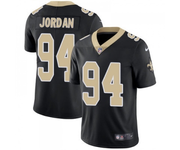 Nike New Orleans Saints #94 Cameron Jordan Black Team Color Men's Stitched NFL Vapor Untouchable Limited Jersey