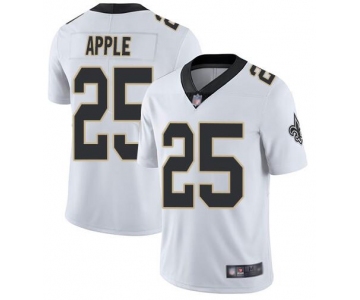 Nike Saints 25 Eli Apple White Vapor Untouchable Limited Jesey