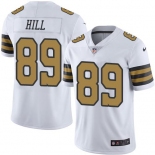 Nike Saints #89 Josh Hill White Men's Stitched NFL Limited Rush Jersey