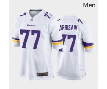 Men Minnesota Vikings #77 Christian Darrisaw Purple White 2021 Draft Jersey