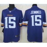 Nike Minnesota Vikings #15 Greg Jennings 2013 Purple Limited Jersey