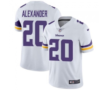 Nike Minnesota Vikings #20 Mackensie Alexander White Men's Stitched NFL Vapor Untouchable Limited Jersey