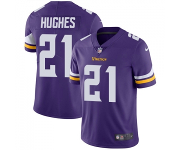 Nike Minnesota Vikings #21 Mike Hughes Purple Team Color Men's Stitched NFL Vapor Untouchable Limited Jersey