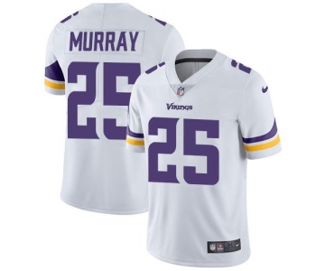 Nike Minnesota Vikings #25 Latavius Murray White Men's Stitched NFL Vapor Untouchable Limited Jersey