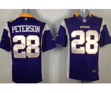 Nike Minnesota Vikings #28 Adrian Peterson Purple Limited Jersey