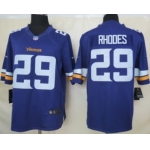 Nike Minnesota Vikings #29 Xavier Rhodes 2013 Purple Limited Jersey