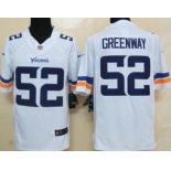 Nike Minnesota Vikings #52 Chad Greenway 2013 White Limited Jersey