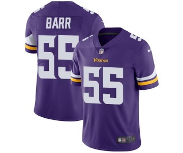Nike Minnesota Vikings #55 Anthony Barr Purple Team Color Men's Stitched NFL Vapor Untouchable Limited Jersey