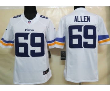 Nike Minnesota Vikings #69 Jared Allen 2013 White Limited Jersey