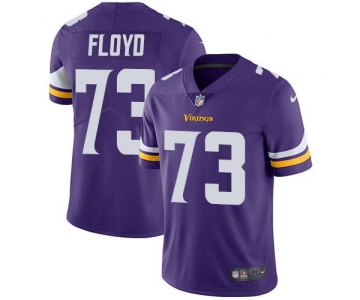 Nike Minnesota Vikings #73 Sharrif Floyd Purple Team Color Men's Stitched NFL Vapor Untouchable Limited Jersey