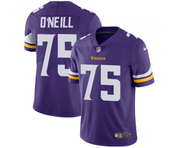 Nike Minnesota Vikings #75 Brian O'Neill Purple Team Color Men's Stitched NFL Vapor Untouchable Limited Jersey
