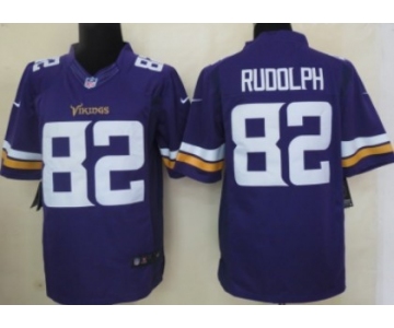 Nike Minnesota Vikings #82 Kyle Rudolph 2013 Purple Limited Jersey