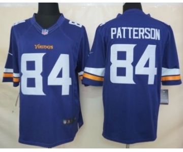 Nike Minnesota Vikings #84 Cordarrelle Patterson 2013 Purple Limited Jersey