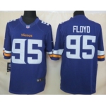 Nike Minnesota Vikings #95 Sharrif Floyd 2013 Purple Limited Jersey