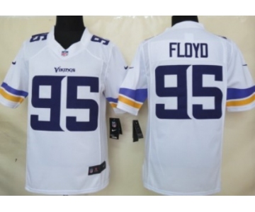 Nike Minnesota Vikings #95 Sharrif Floyd 2013 White Limited Jersey